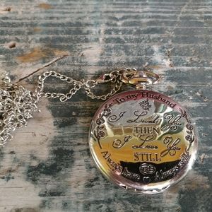 "To My Husband" Pocket Watch.